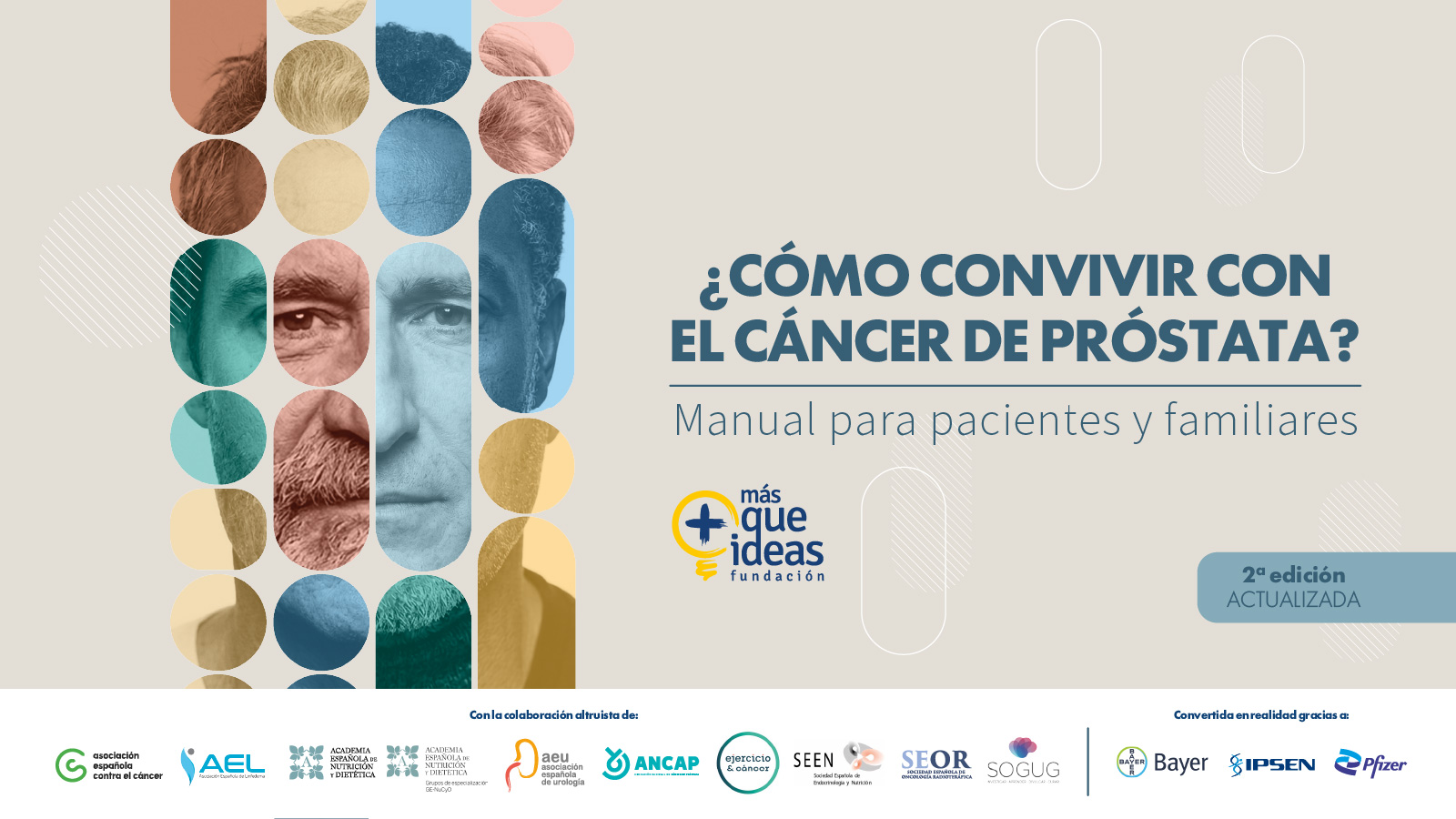 “¿Cómo convivir con el cáncer de próstata?”, un manual práctico para pacientes y familiares