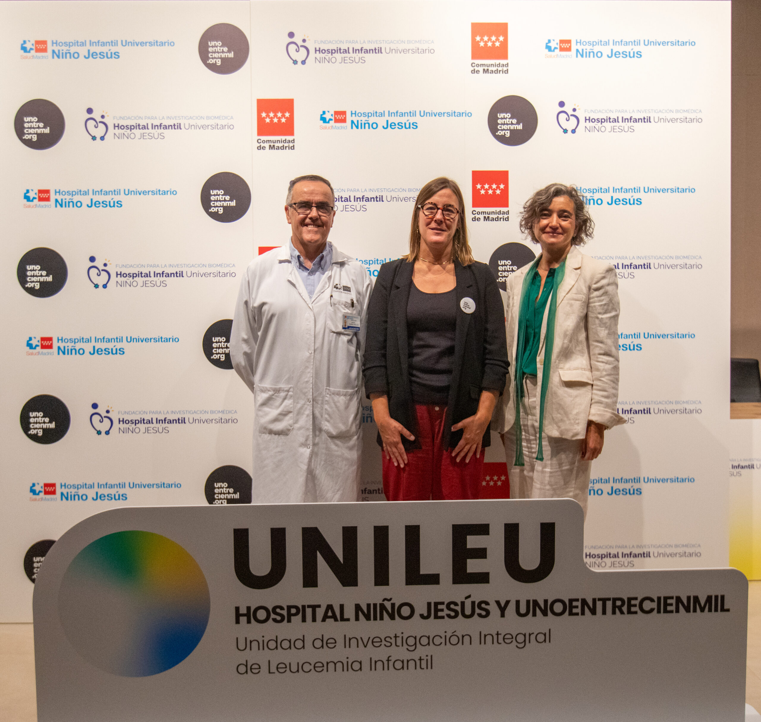 El Hospital Niño Jesús y Unoentrecienmil ponen en marcha la primera Unidad de Investigación Integral de Leucemia Infantil en España