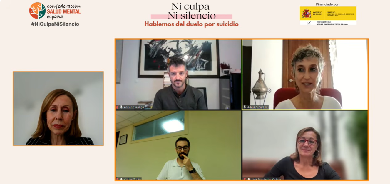 Salud Mental España aborda el sufrimiento de las personas que afrontan un duelo por suicidio