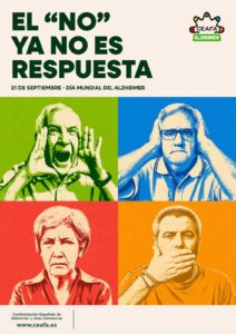 «El NO ya no es respuesta» para las personas con Alzheimer y sus familias, la campaña de denuncia de CEAFA